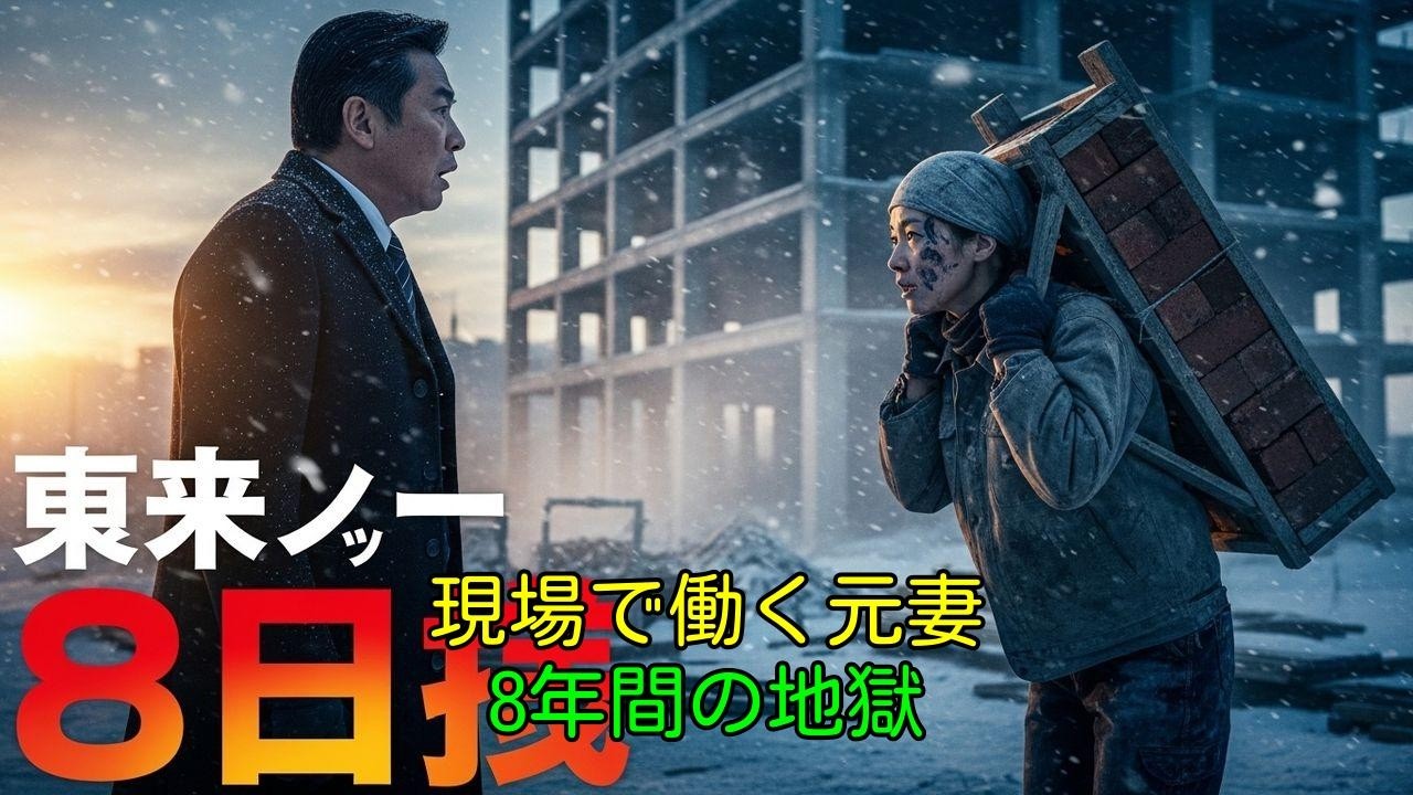 工事現場で再会した元妻の正体。8年間の地獄と衝撃の真実