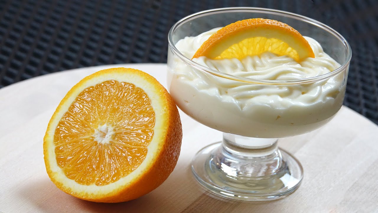 Cremiger Orangen-Dessert in 5 Minuten! Alle suchen dieses Rezept! Kein Backen, kein Ofen