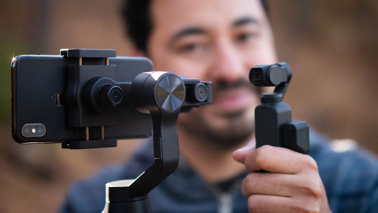 DJI Osmo Pocket Vs iPhone Xs Max w/ Moza Mini-MI