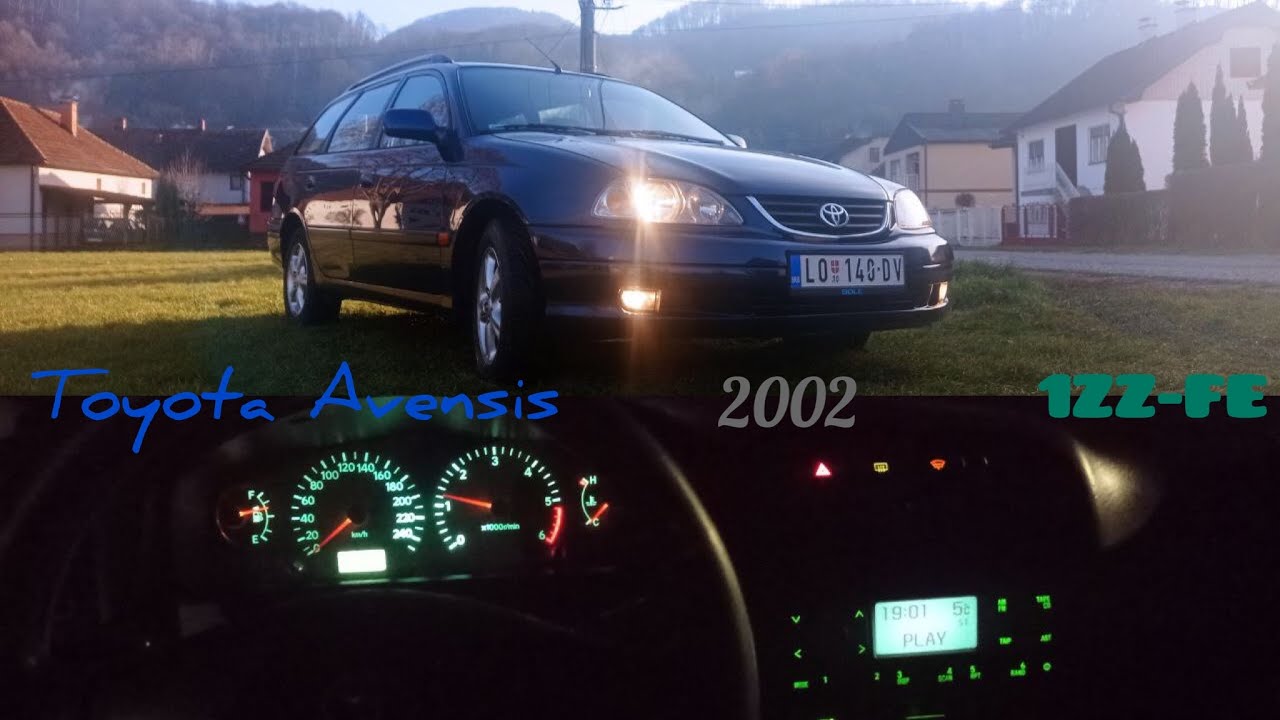 Toyota Avensis 2002, 1,8 16V, 1ZZ-FE, vvt-i,  auto review, автообзор