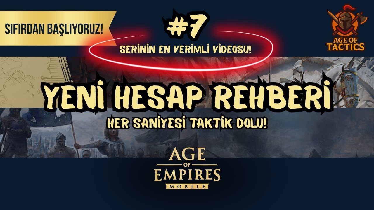 SERİNİN EN VERİMLİ VİDEOSU! HER SANİYESİ TAKTİK DOLU! | AoEM Sıfırdan Başlama Serisi #7