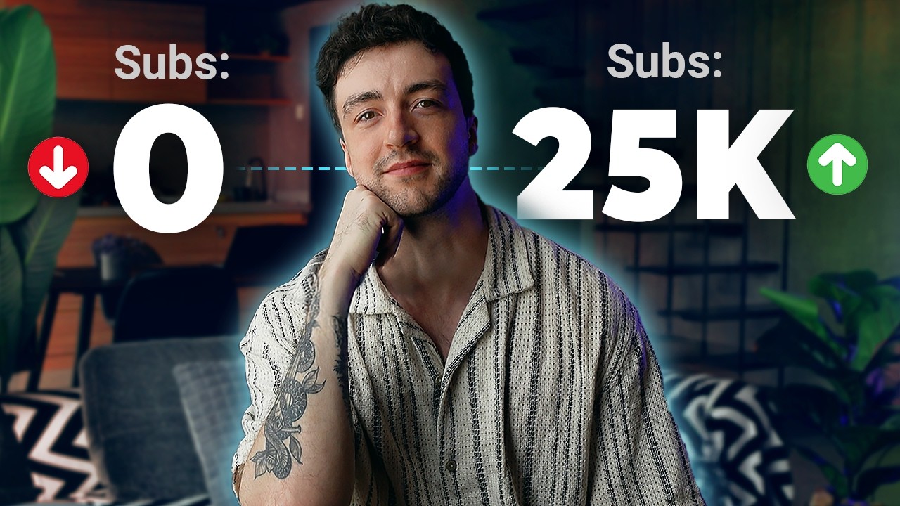 How I Got 25,000 Subscribers in 10 Months (Do This to Actually Grow on YouTube)