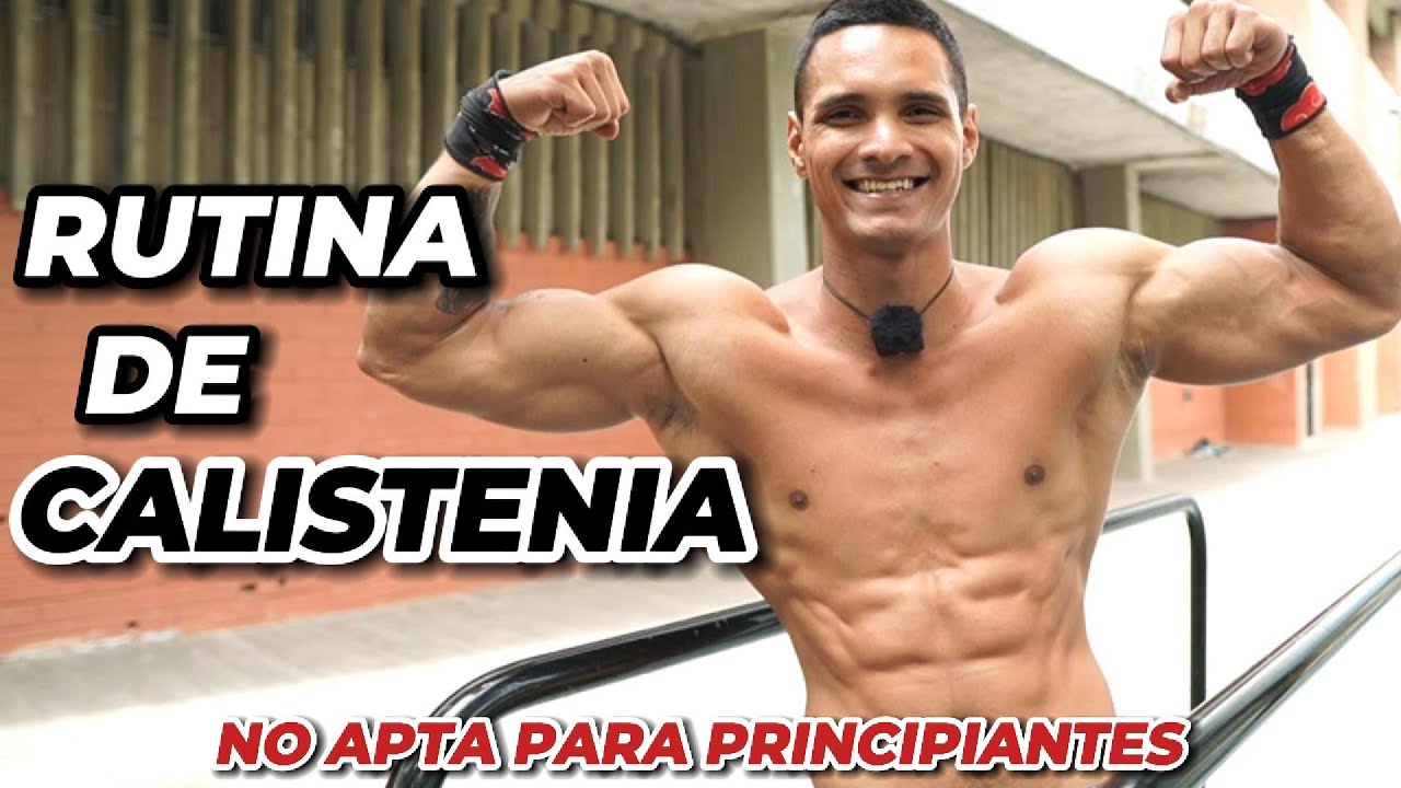Rutina avanzada de CALISTENIA, SUBAMOS DE NIVEL🚀
