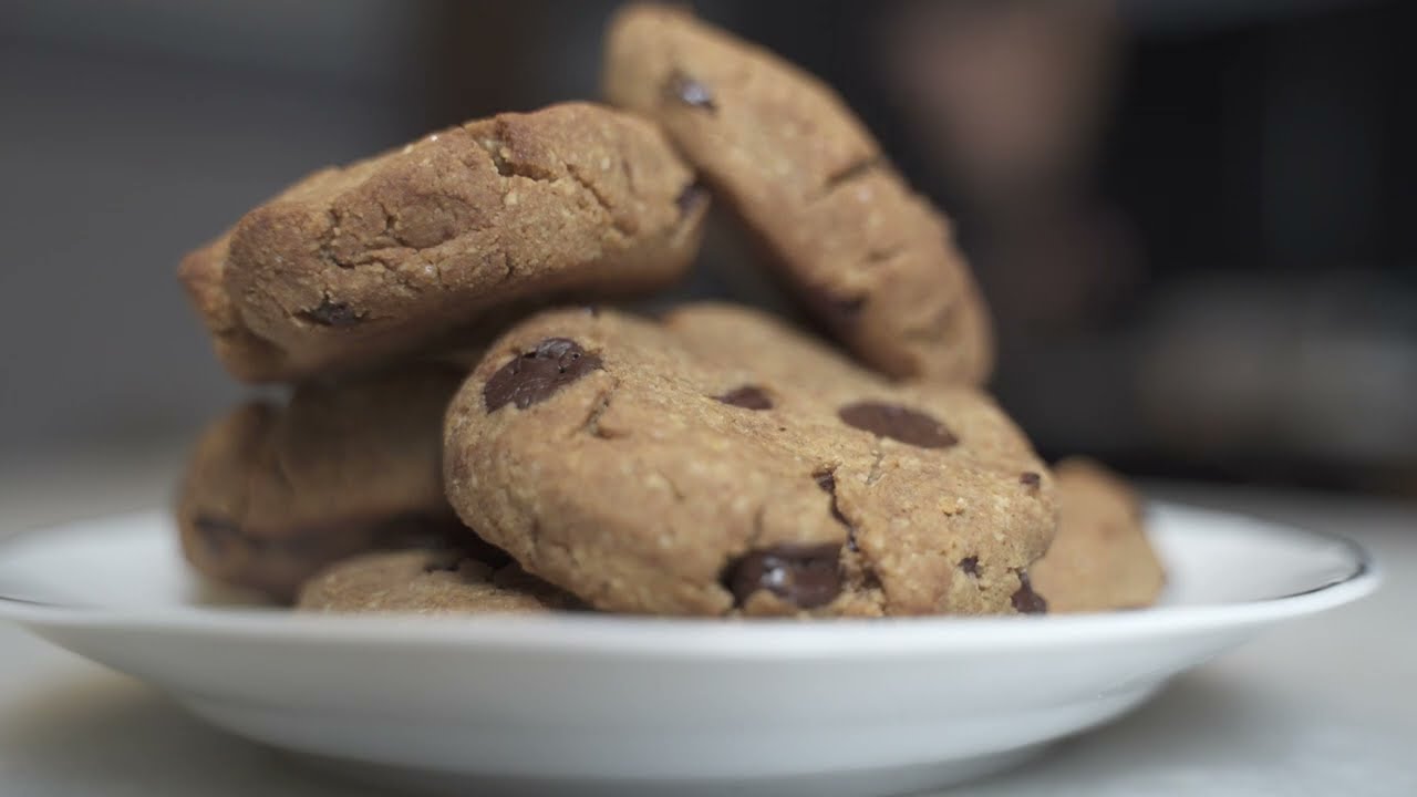 Cookies de ma&iacute;z con pepitas de chocolate