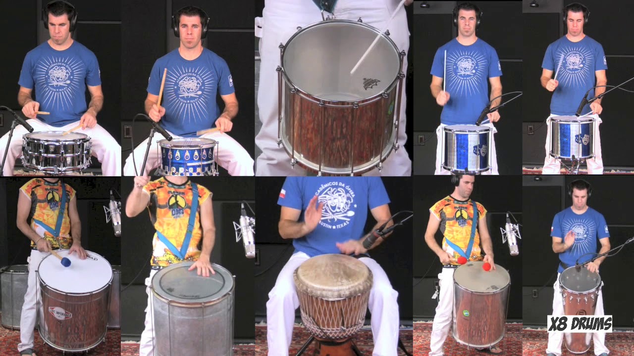 Samba Reggae Groove with Noah Mosgofian - X8 Drums