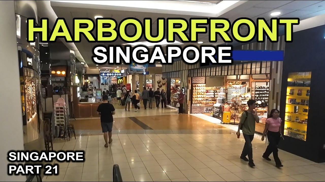 HarbourFront via Cable Car from Siloso Point Station 🇸🇬 - Trip to Singapore - Part 21.