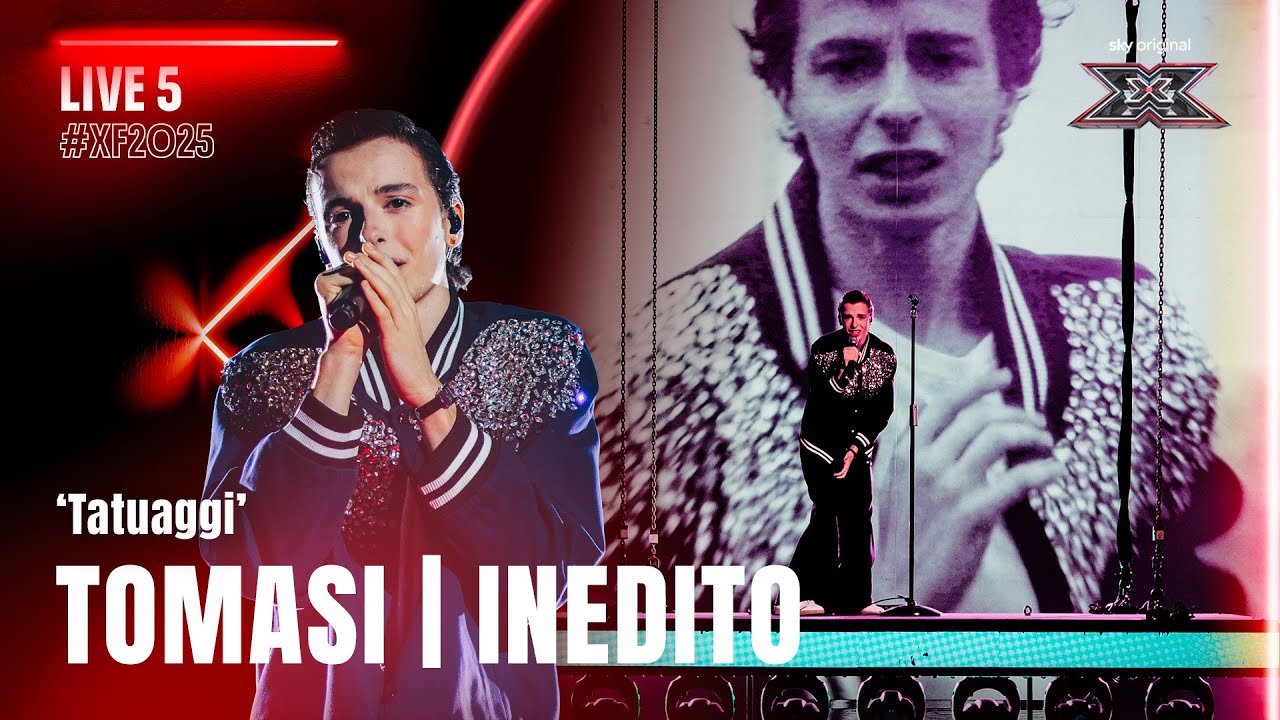 TOMASI | ‘Tatuaggi’ – Inedito | Live 5 | X Factor 2025