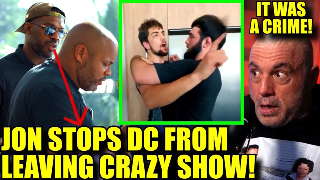 JON JONES STOPS DC FROM WALKING OUT FROM REALITY SHOW After SHOCK Knife Incident,Joe Rogan- A Crime!