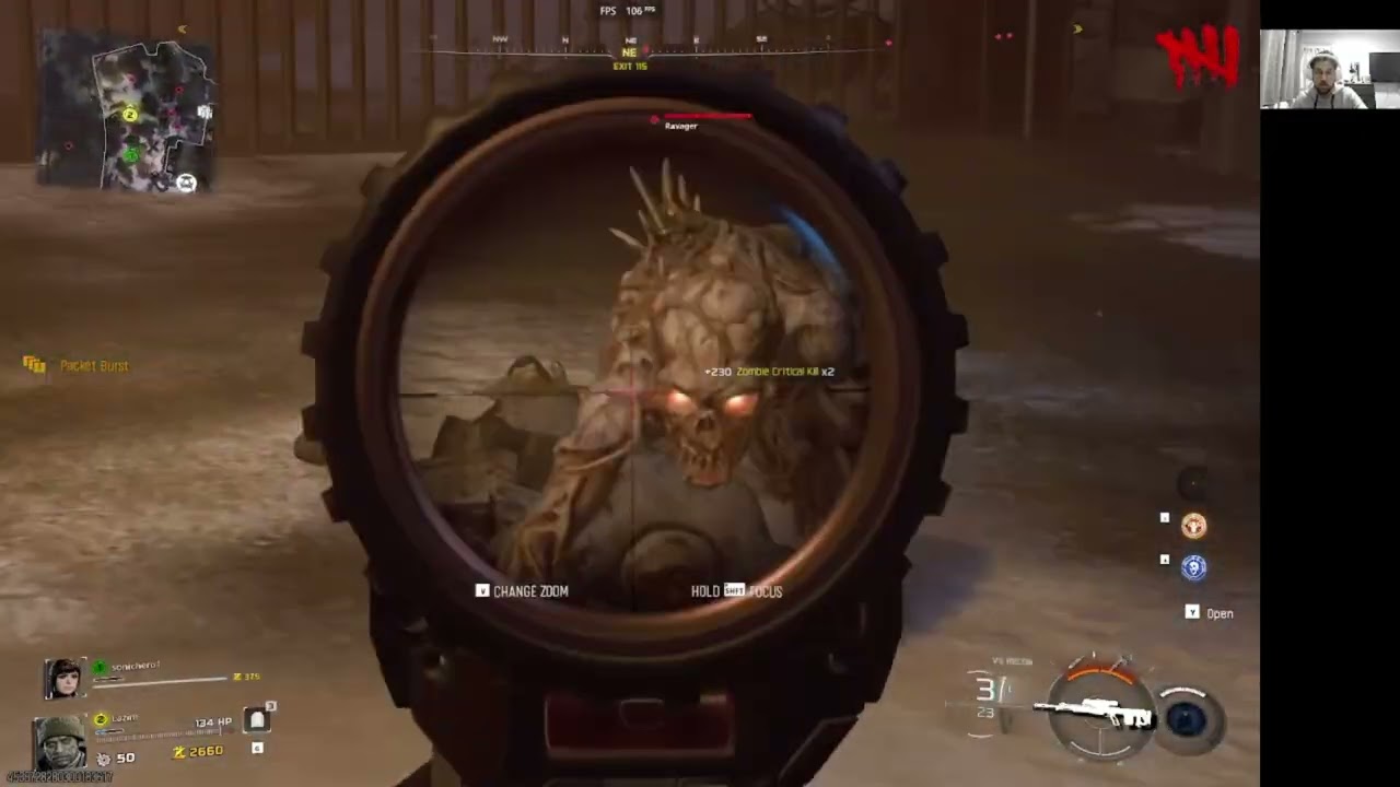 Call of duty black ops 7 zombie round 1-19