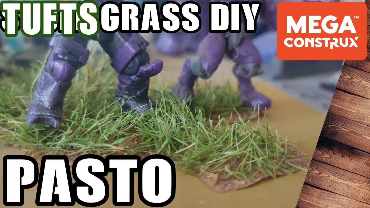 Cómo hacer pasto para tus dioramas| Fácil y rápido!