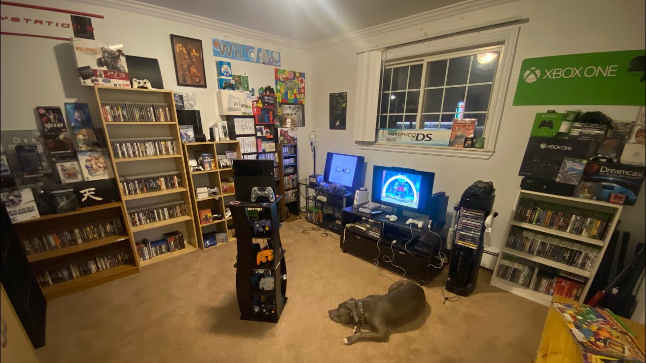 VIDEO GAME ROOM TOUR 2021 | Preferred Dimension