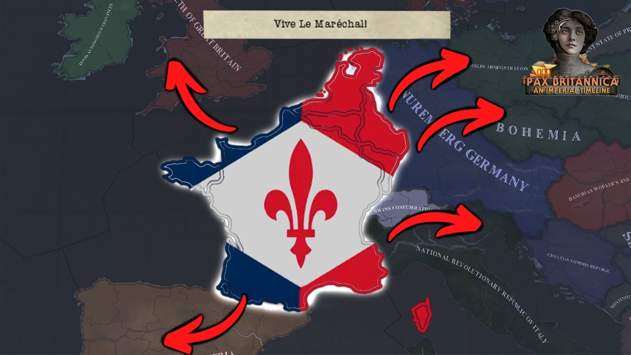 France Achieves Revenge Over Germany | Hoi4 Pax Britannica