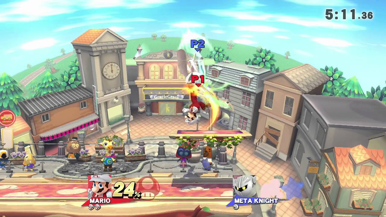 Exhibition Match Match Pouch (Meta knight) Vs Karnian (Mario)