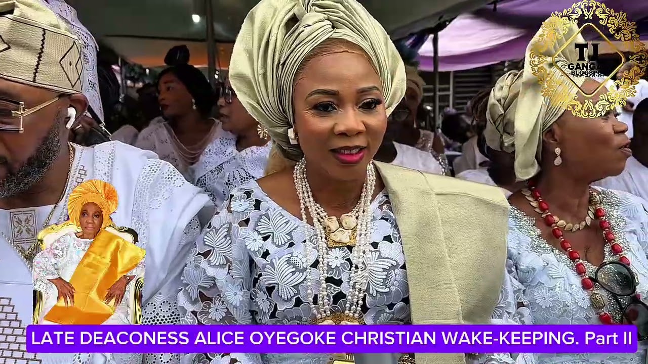 DAY 2  CHRISTIAN WAKE-KEEPING OF LATE DEACONESS ALICE  OYEGOKE AT ISELU,NIGERIA...06/02/26. Pt II