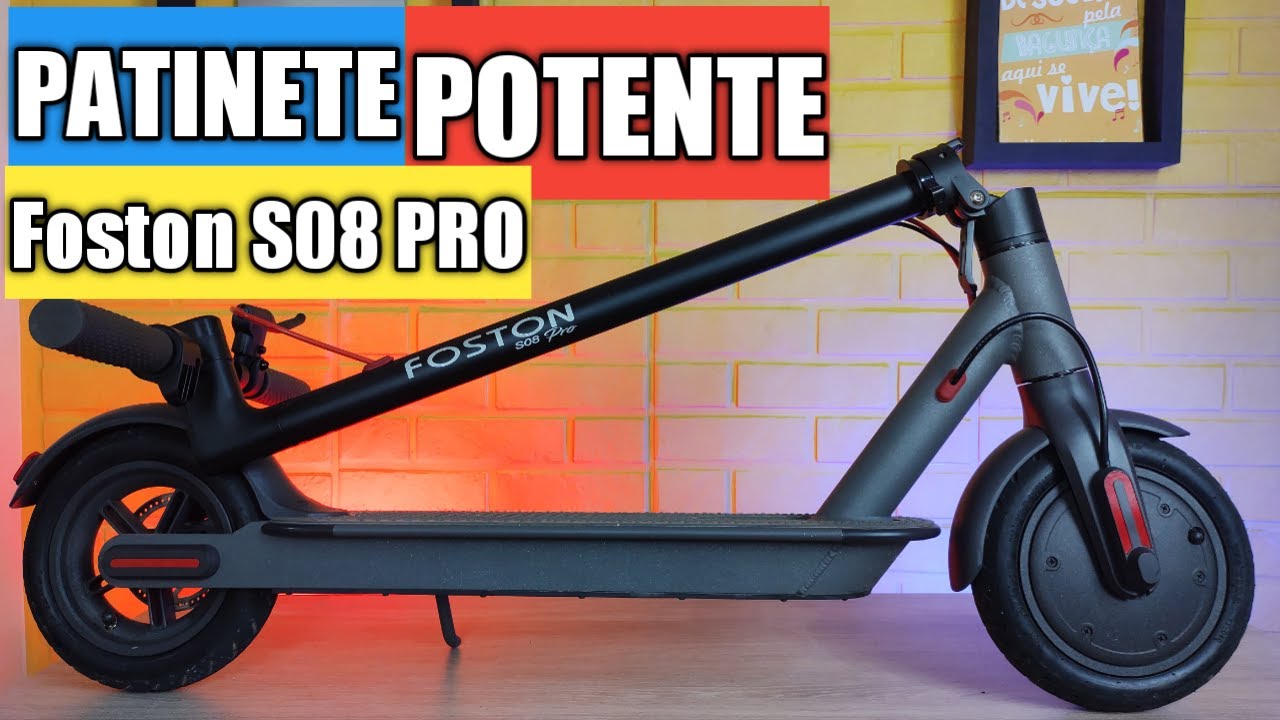 FOSTON S08 PRO - O PATINETE ELÉTRICO MAIS LEGAL do MUNDO - A VERSÃO MAIS POTENTE!