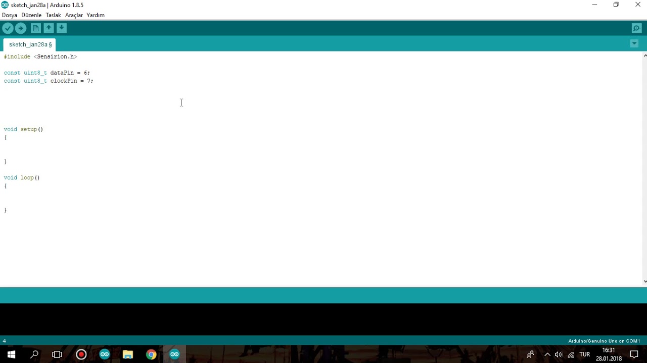 Arduino Sht10 kullanımı