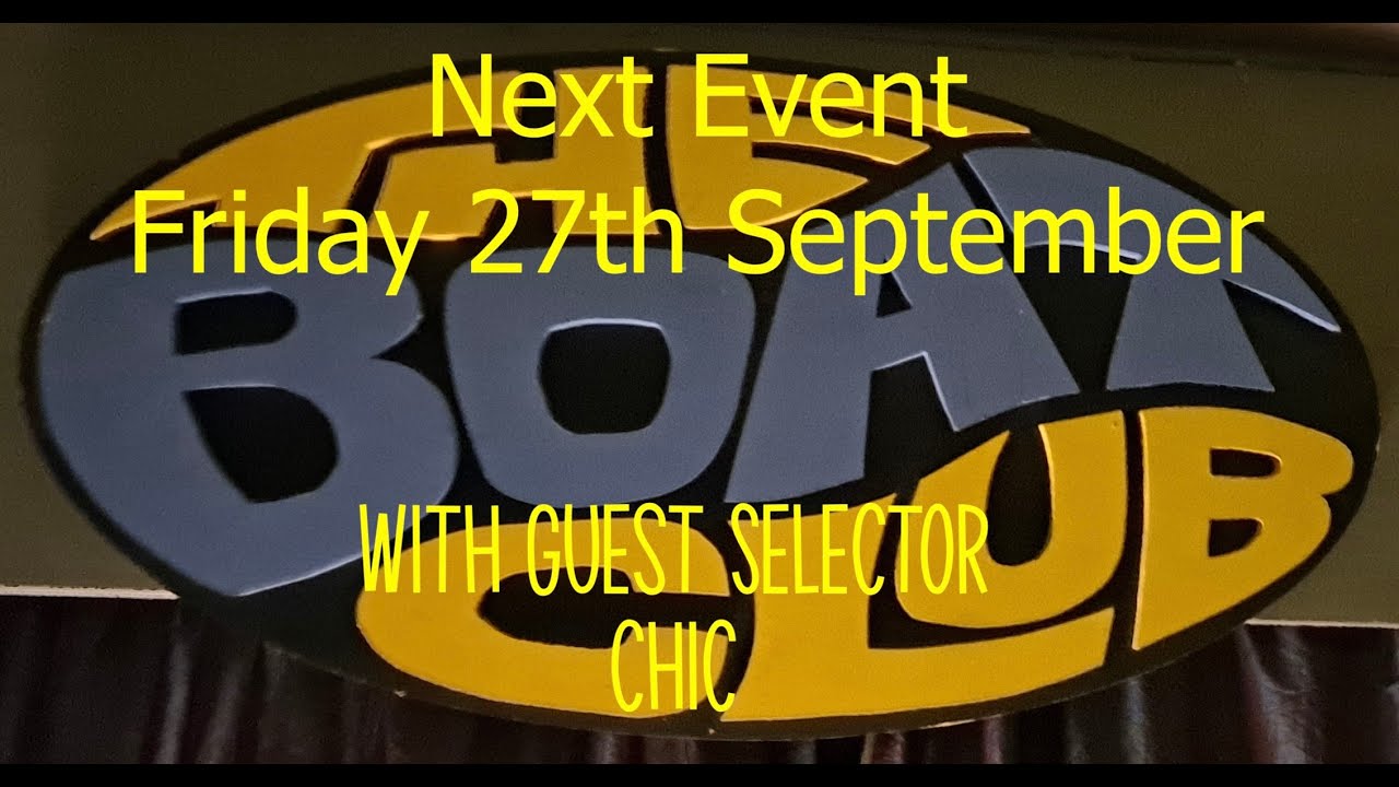 THE BOAT CLUB 27th September 2024