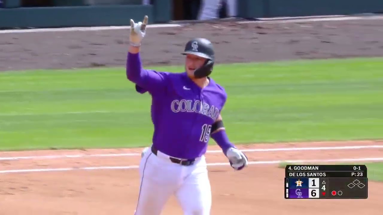 Hunter Goodman's 2nd home run of the 2026 season