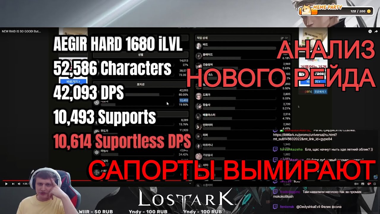 Lost Ark. Снова не хватает сапов. Анализ рейда 