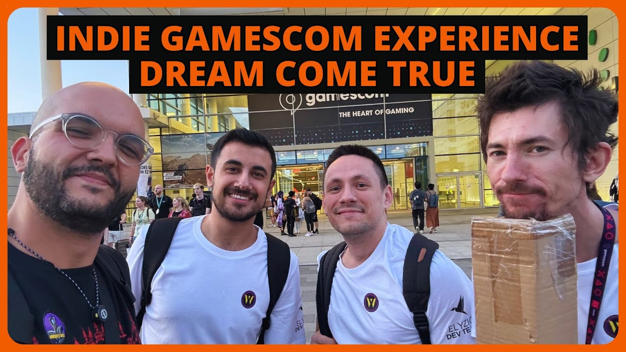 Presenting Our Indie Game at Gamescom - First Ever Experience #gamescom #indiegamedevs #indiedevs