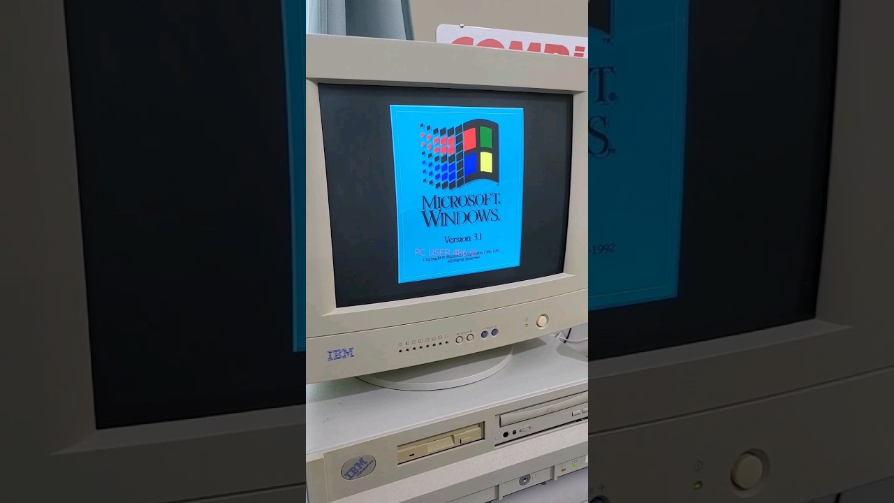 it's 1993 again & you startup Windows 3.11 #asmr