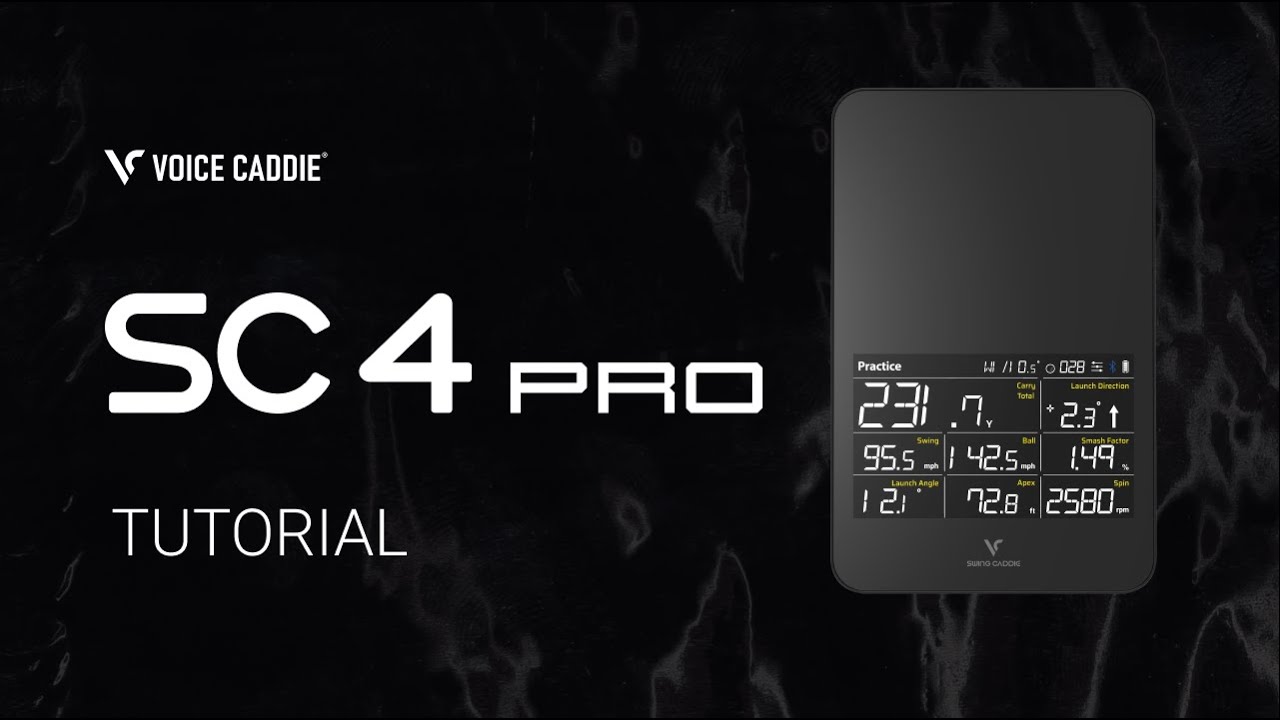 Voice Caddie SC4 Pro - Tutorial