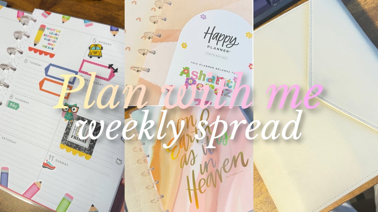 Plan With Me | Weekly Spread | January 2026: Back to School