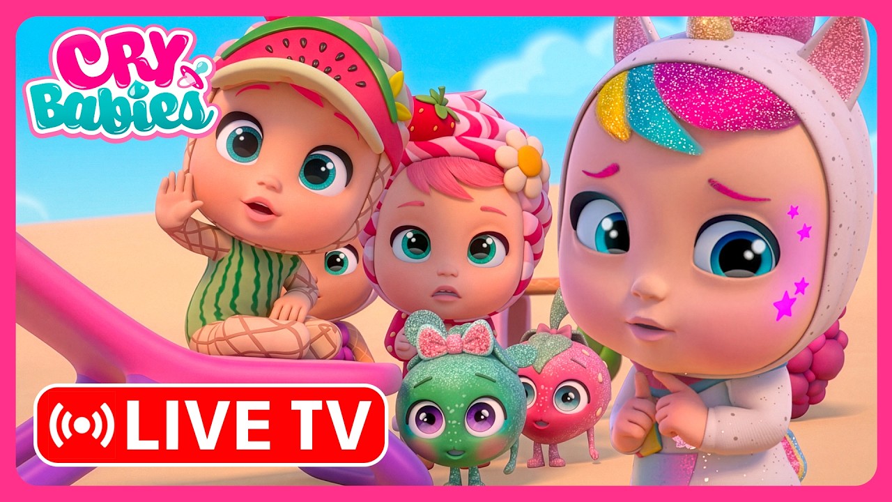 🔴 AO VIVO! Diversão ao sol! ☀️ 👶 Cry Babies Magic Tears | Episódios Completos | Desenho | TV