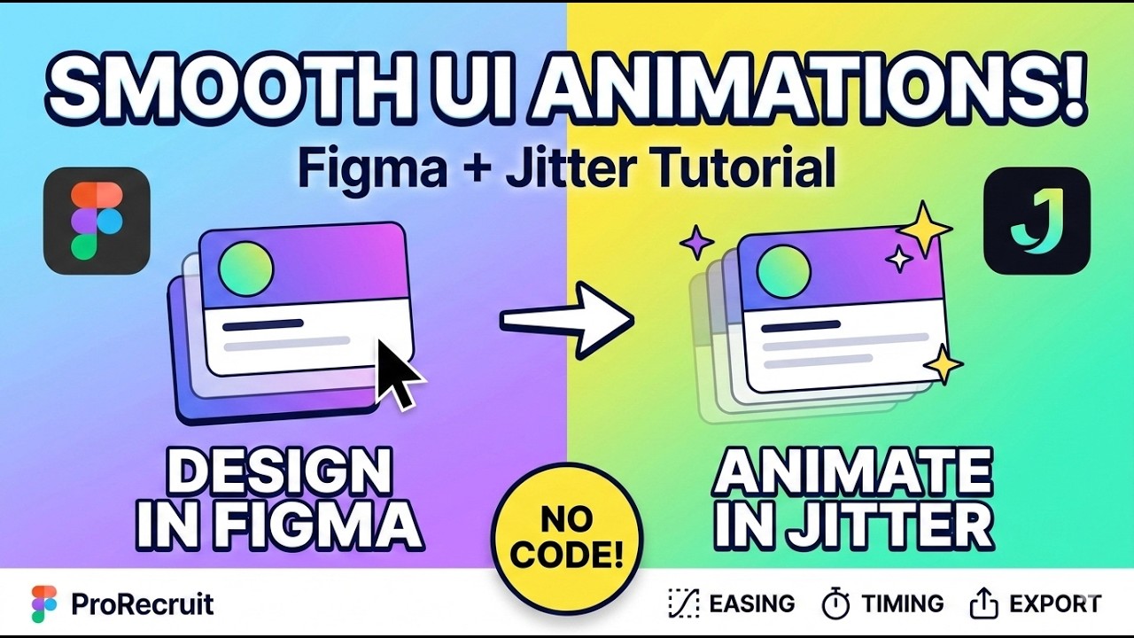 Figma to Jitter Animation Tutorial | Create Smooth UI Animations Step by Step