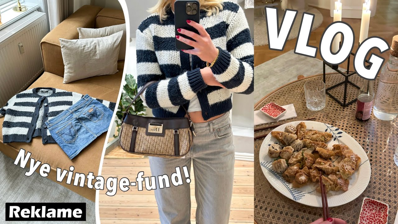 VLOG: Vintage haul, køber ny designertaske & bare hygge