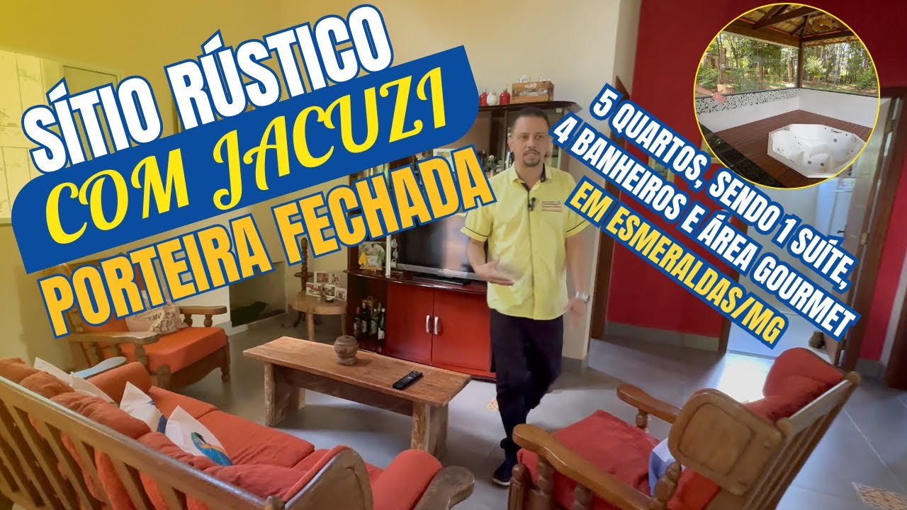 SÍTIO PORTEIRA FECHADA: 3.400m² de Puro Encanto em Esmeraldas/MG!