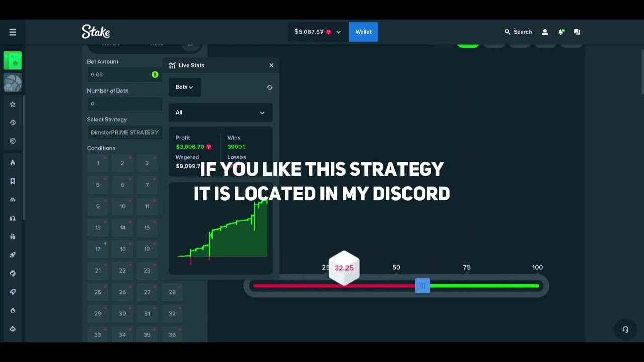 Best Dice Strategy Stake (INSANE PROFITS) DIMSTER!