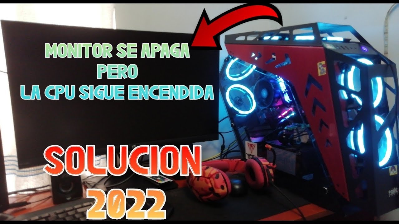 SOLUCION DEFINITIVA Y MOMENTANEA A TUS APAGONES DE PANTALLA CUANDO JUEGAS O EDITAS  MONITOR SE APAGA