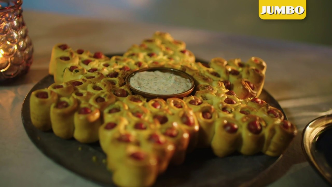 Feestelijke worstenbroodjes-ster | Jumbo