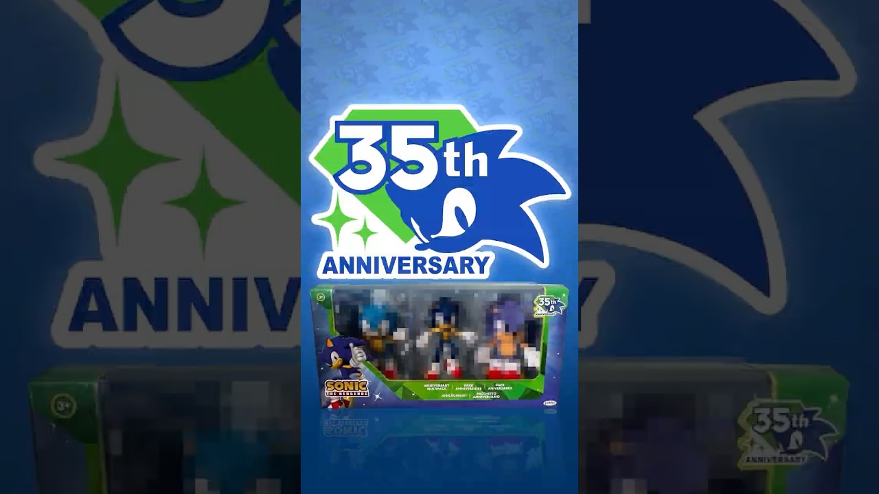 NEW Sonic 35th Anniversary Figure Multipack FOUND!!