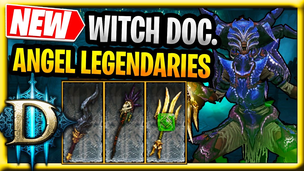 Diablo 3 Season 27 Witch Doctor Gameplay Angelic Sanctified Items Diablo 3 Season 27 PTR Witch Doc