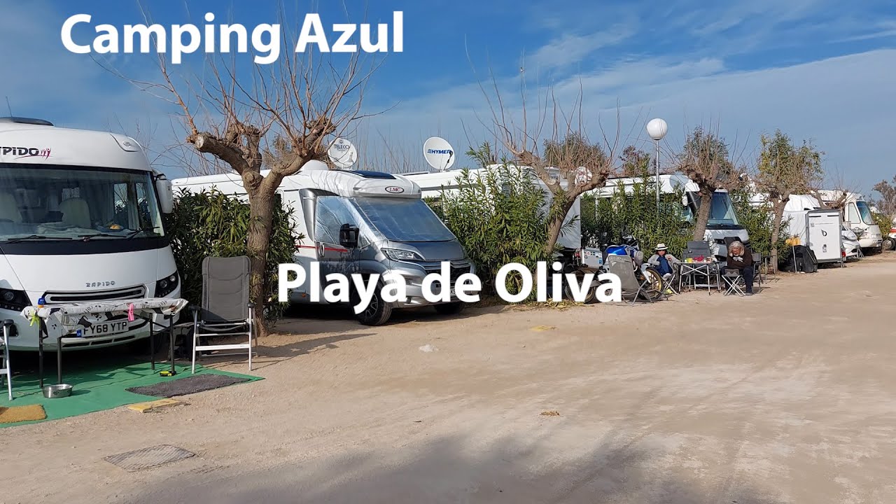 Camping  Azul Playa de Oliva im Januar 2024