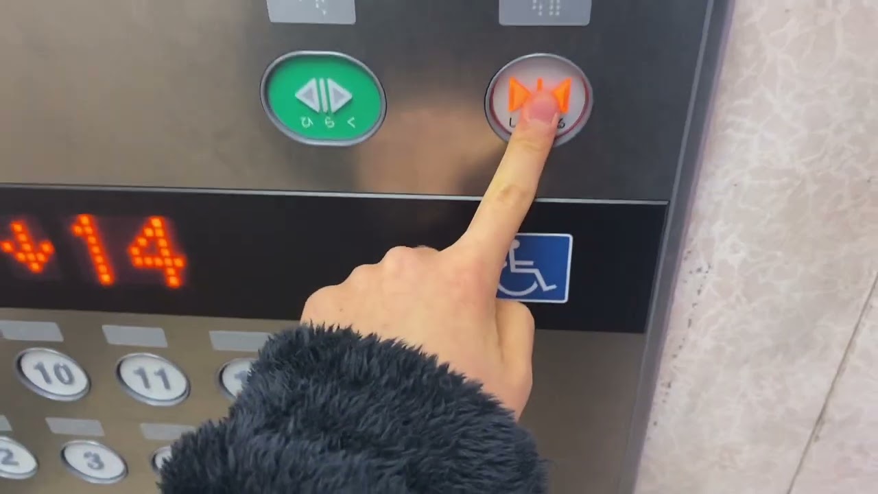 大阪市営東喜連第４住宅のエレベーター(1機目と6機目は更新に伴い現存せず)