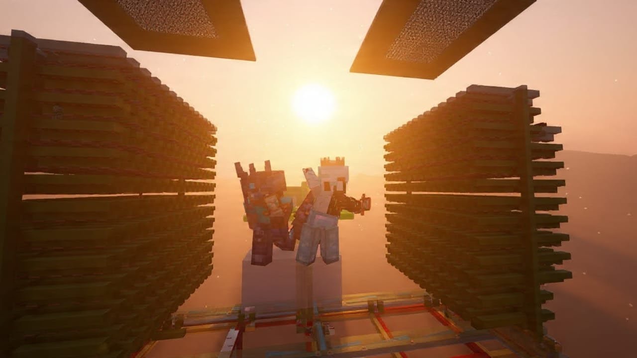 Construyendo una mega granja de polvora 