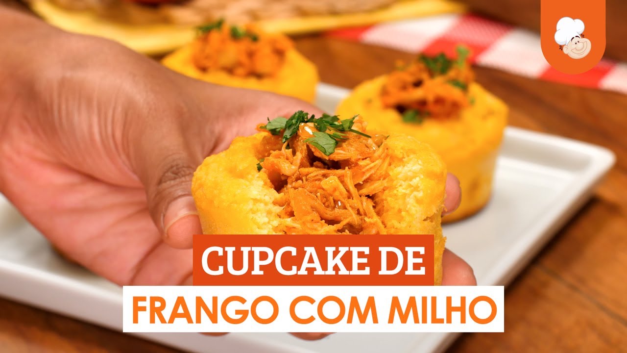 Cupcake de frango com milho &mdash; Receitas TudoGostoso