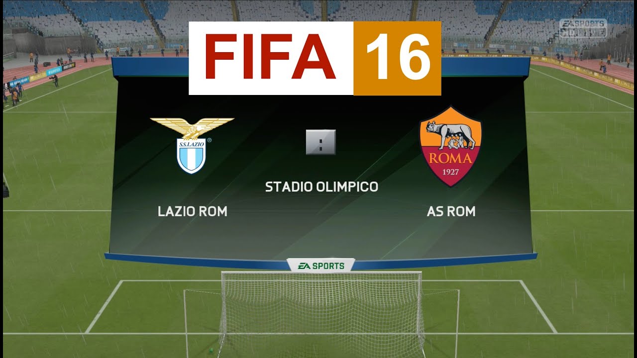 Fifa 16: Lazio - AS Roma (HD) (italian)