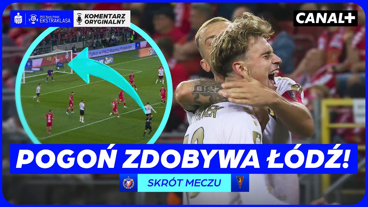 MECZ PODWYŻSZONYCH EMOCJI! CZERWONA KARTKA BERGIERA! WIDZEW - POGOŃ, SKRÓT MECZU
