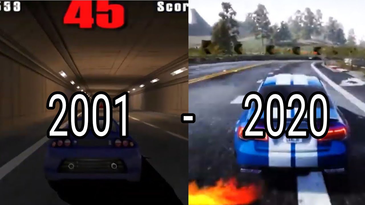 Evolution Of Burnout Games (2001-2020)
