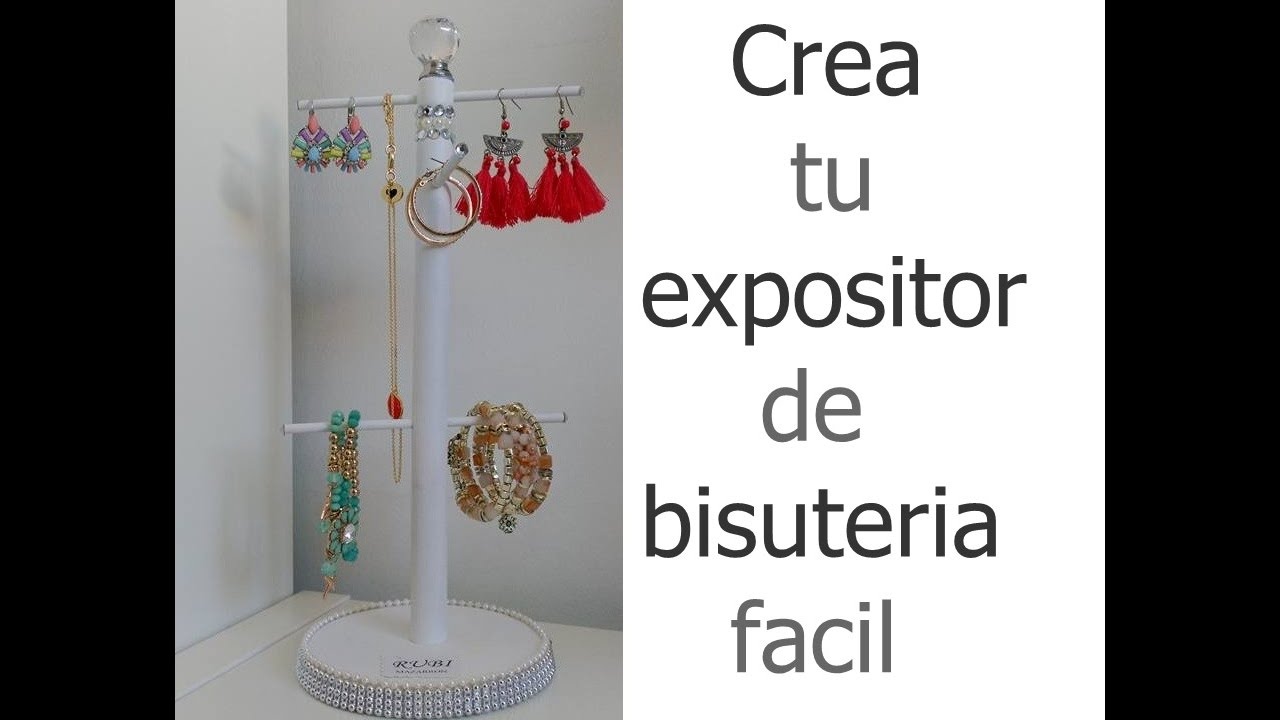 Diy. Expositor de bisuteria reciclado