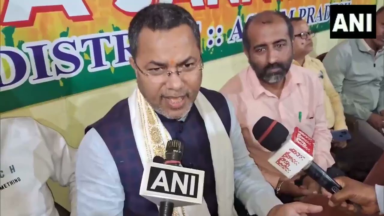 MLA Krishnendu Paul who will be inducted as a minister in the Assam cabinet,express gratitude to CM