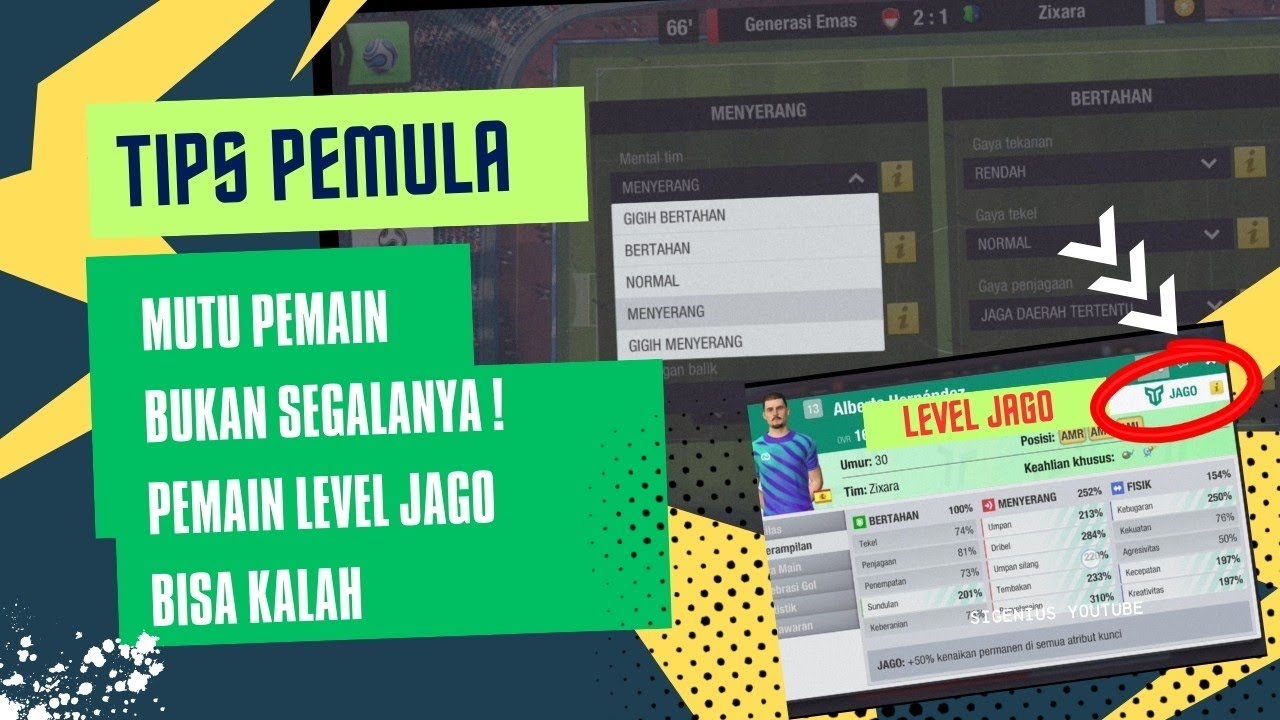 Tak Hanya Mutu Pemain ! Level Jago Bisa Kalah ! Lakukan Ini Jika Tim Kamu Ingin Menang | Top Eleven
