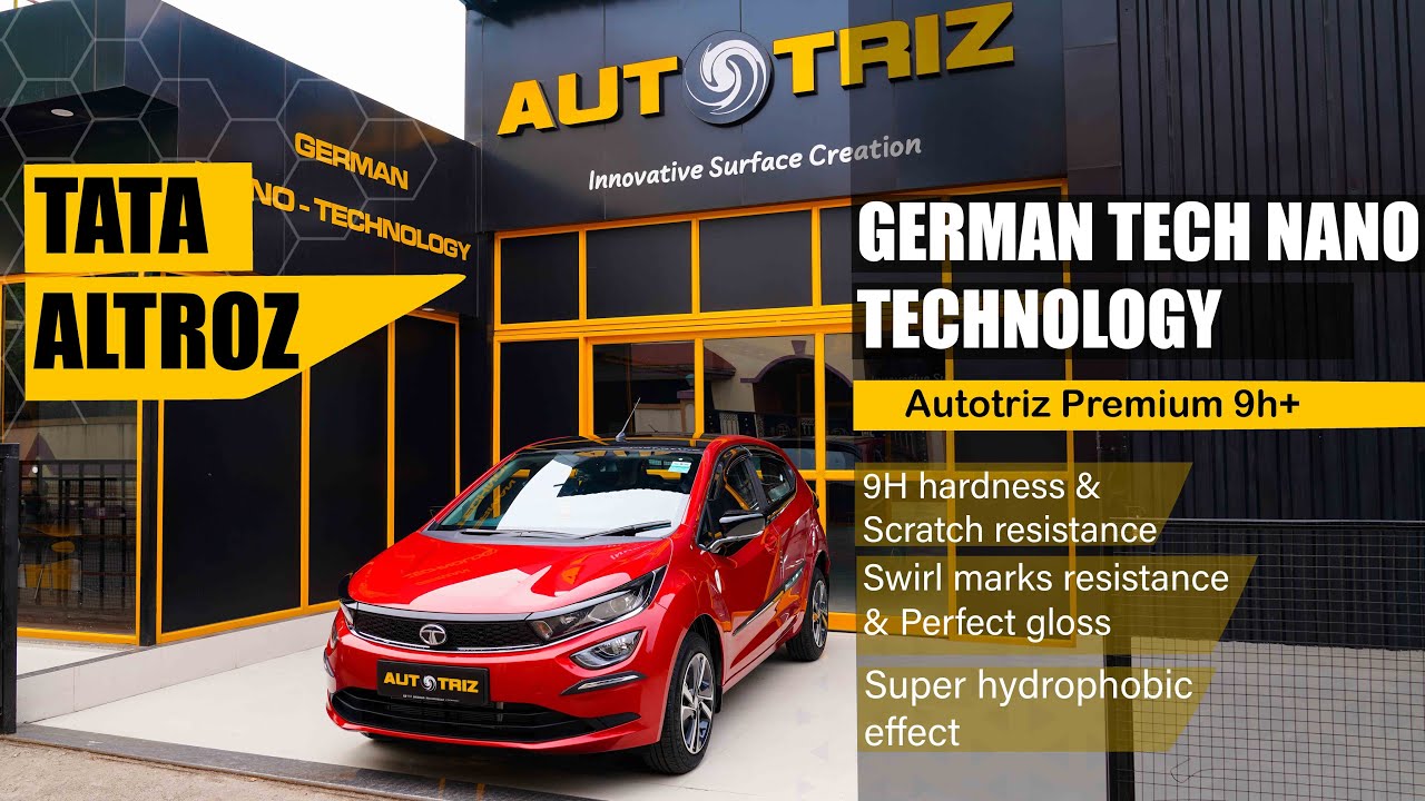 Tata Altroz l Car Detailing l Paint Protection l 9H Ceramic Coating l AutoTriz India