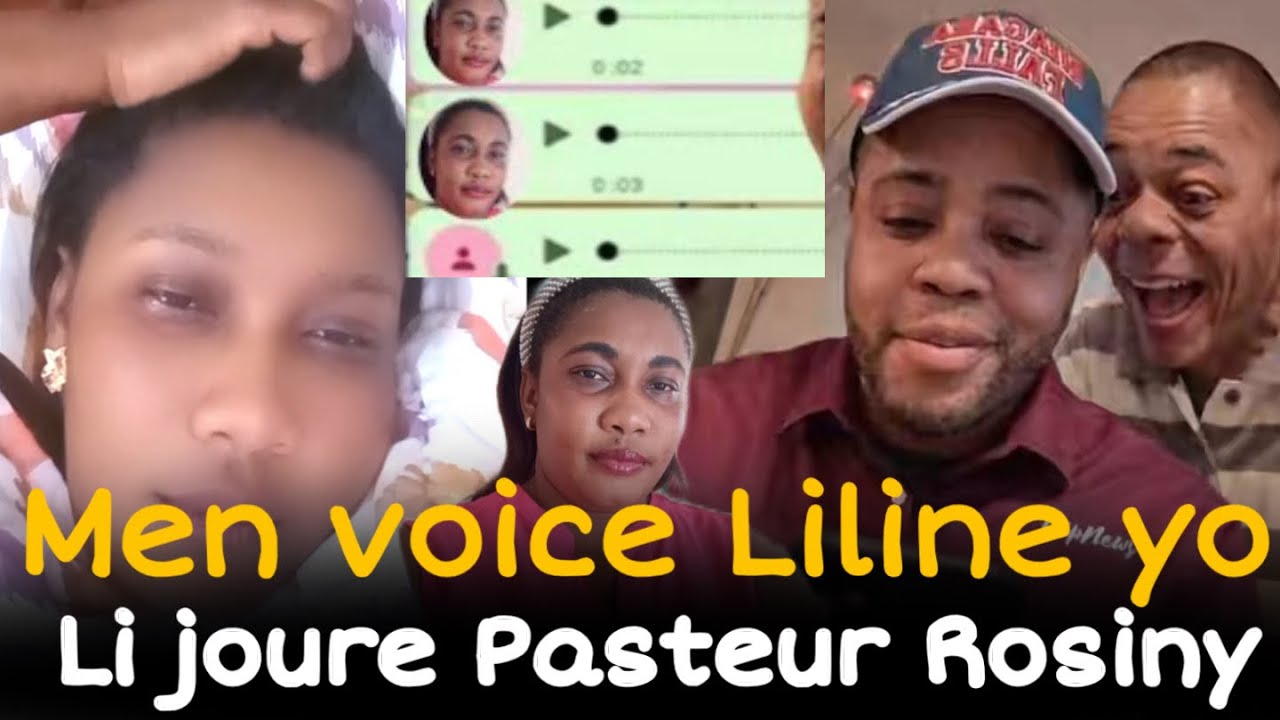 Voice Liline yo pran lari 😱 li menm ki konplis nan dosye Pasteur Rosiny an