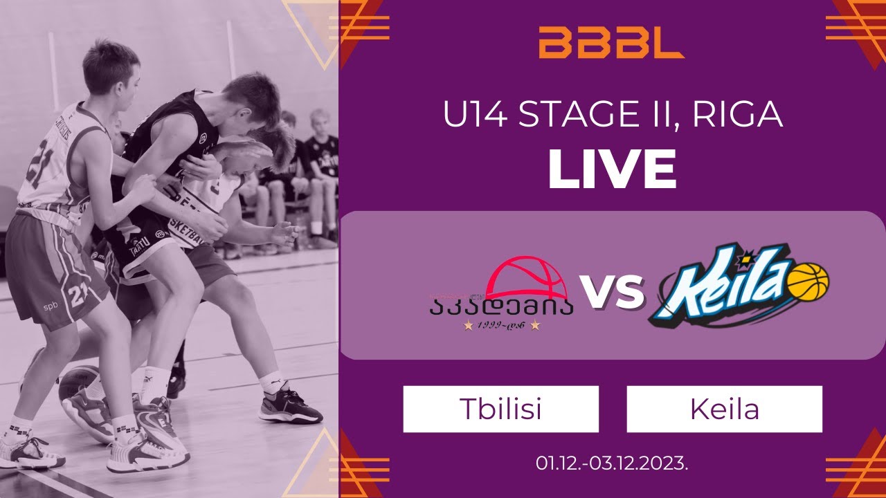 Keila BS vs Tbilisi | BBBL boys U14