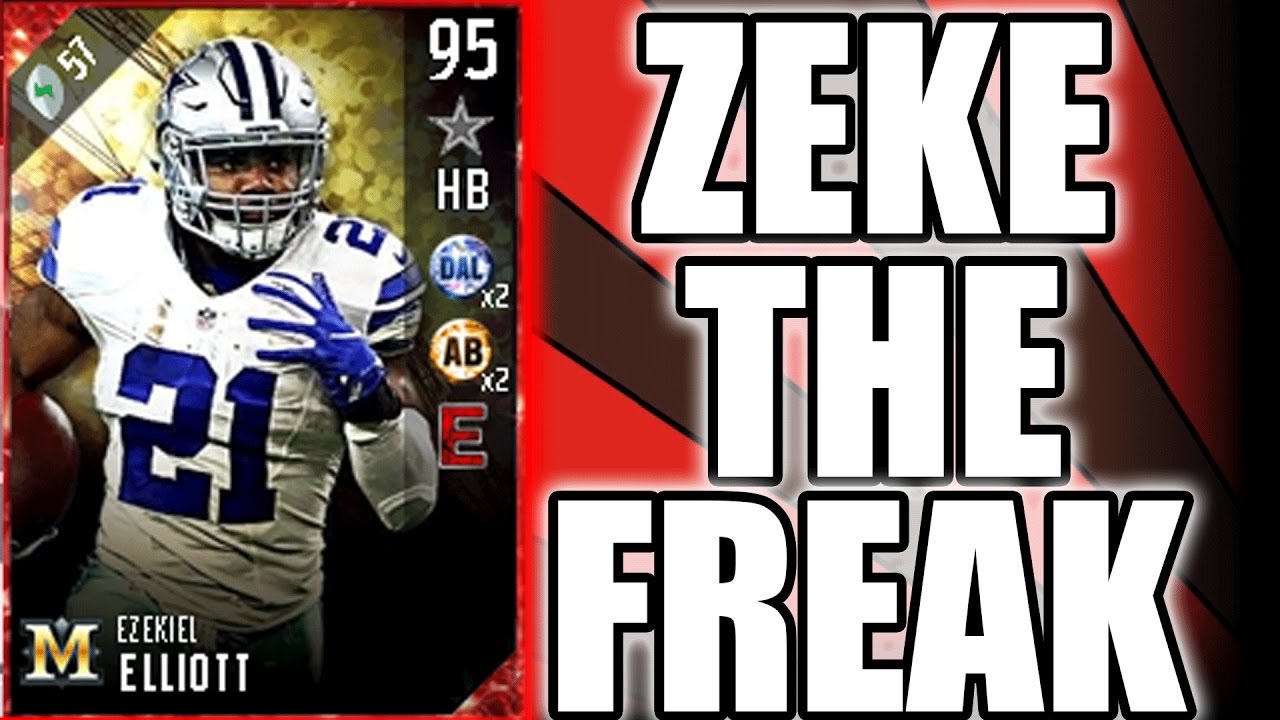 ZEKE RUNS WILD!! INSANE TD! MADDEN 17 DRAFT CHAMPIONS